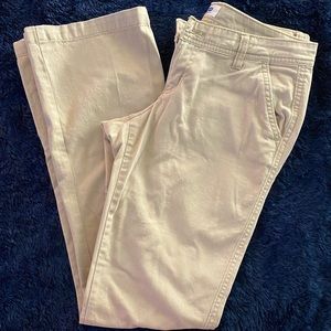 Old navy boot cut tan khaki pants size 2 regular